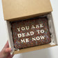 Custom Message Brownie