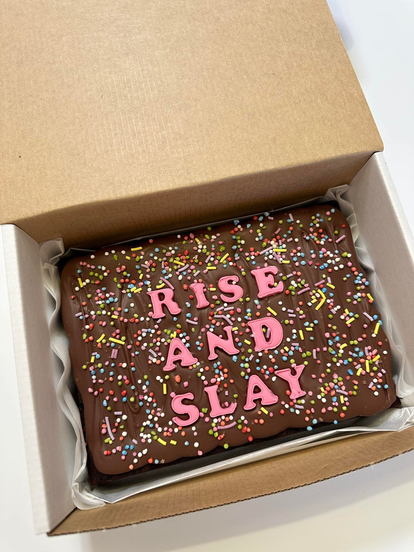 Custom Message Brownie