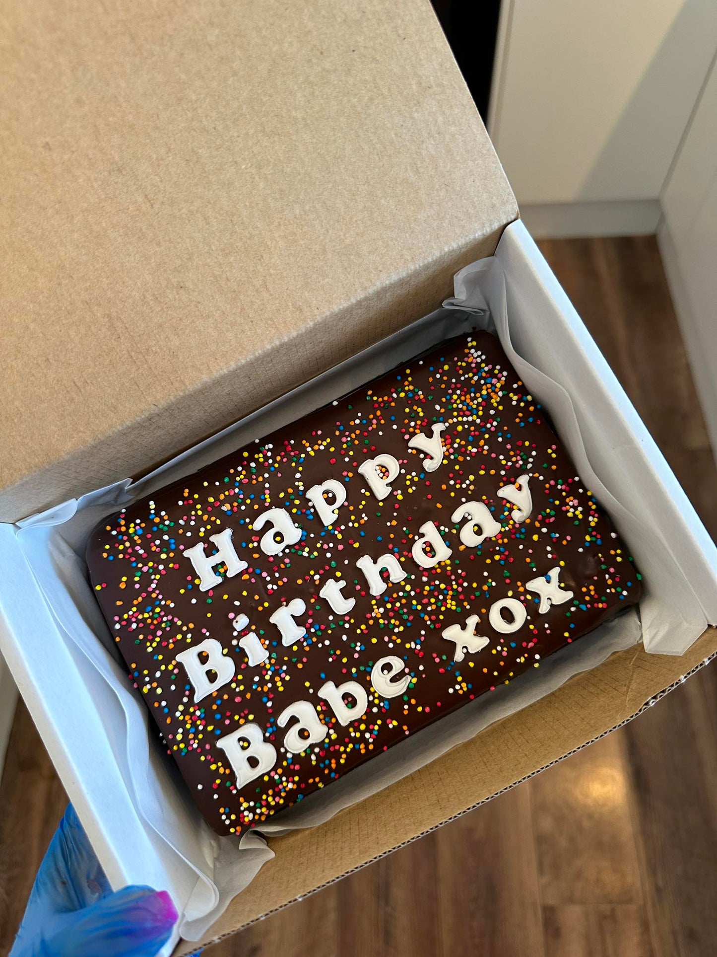 Custom Message Brownie