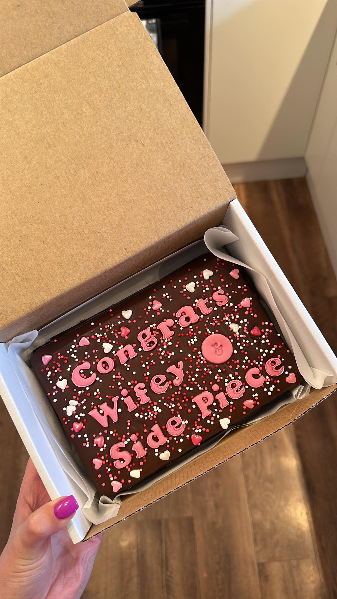 Custom Message Brownie