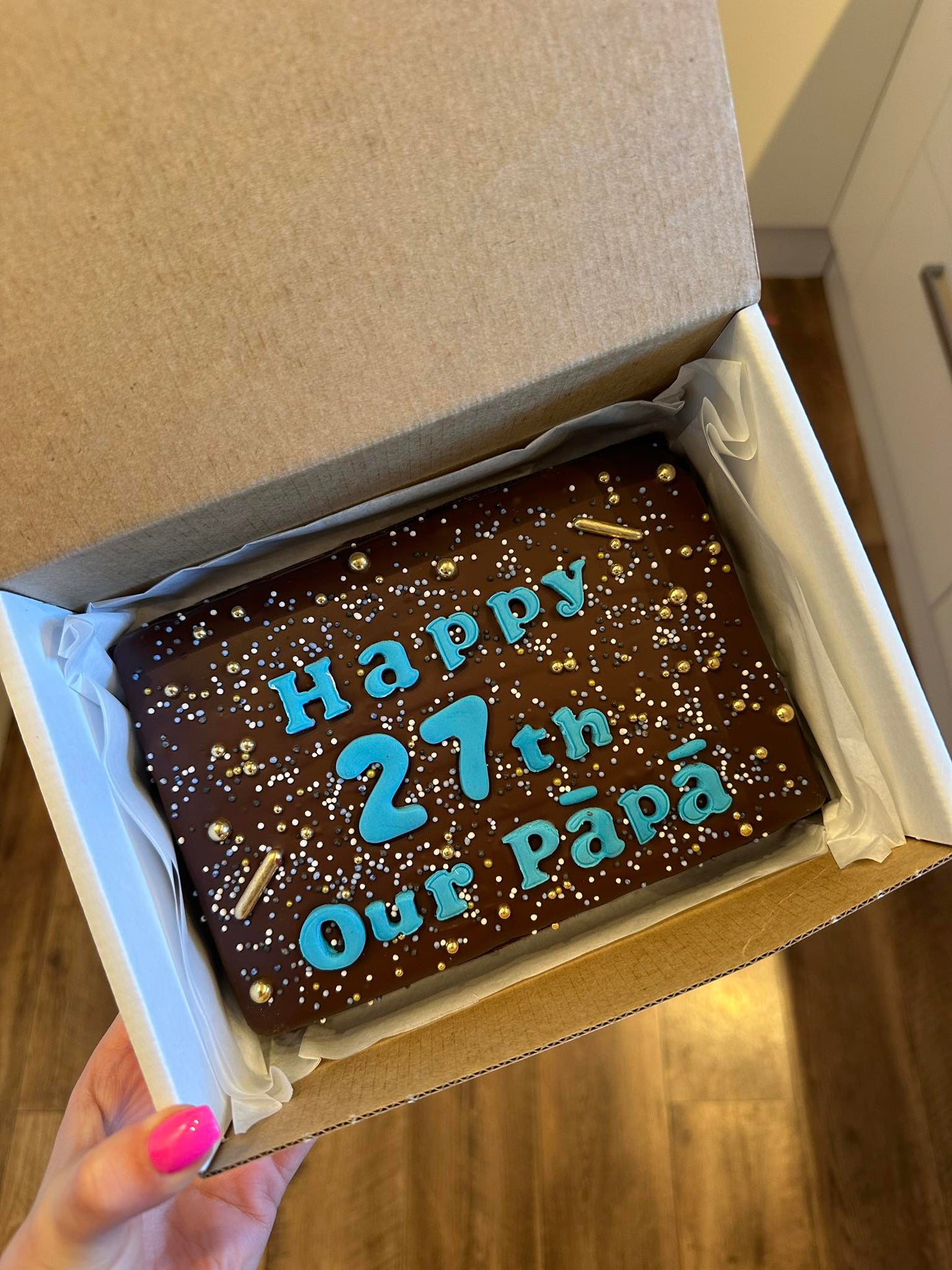 Custom Message Brownie