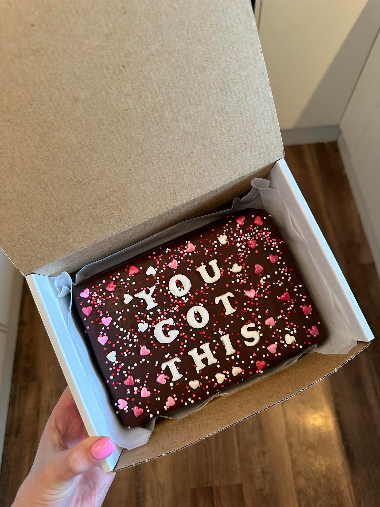 Custom Message Brownie