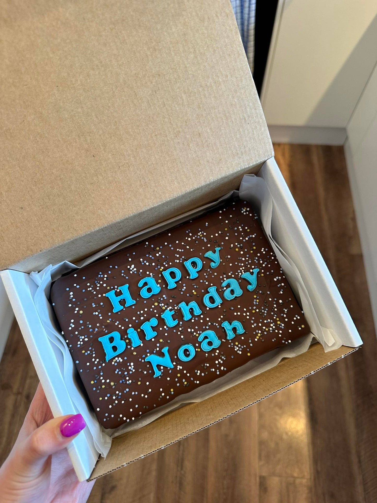 Custom Message Brownie