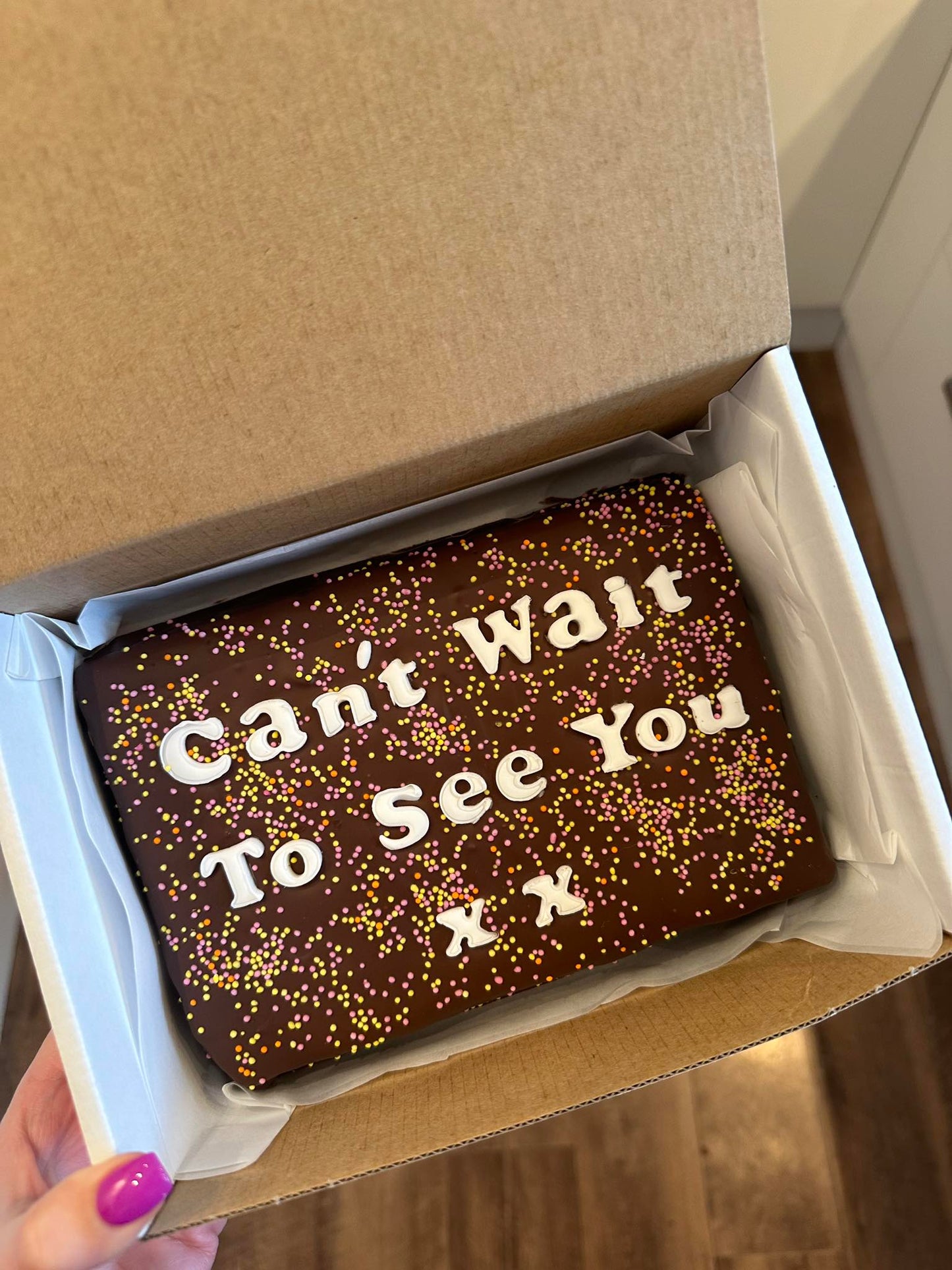 Custom Message Brownie