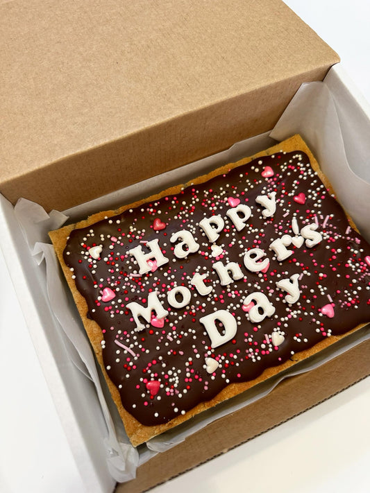 Custom Message Choc Chip Cookie Slab