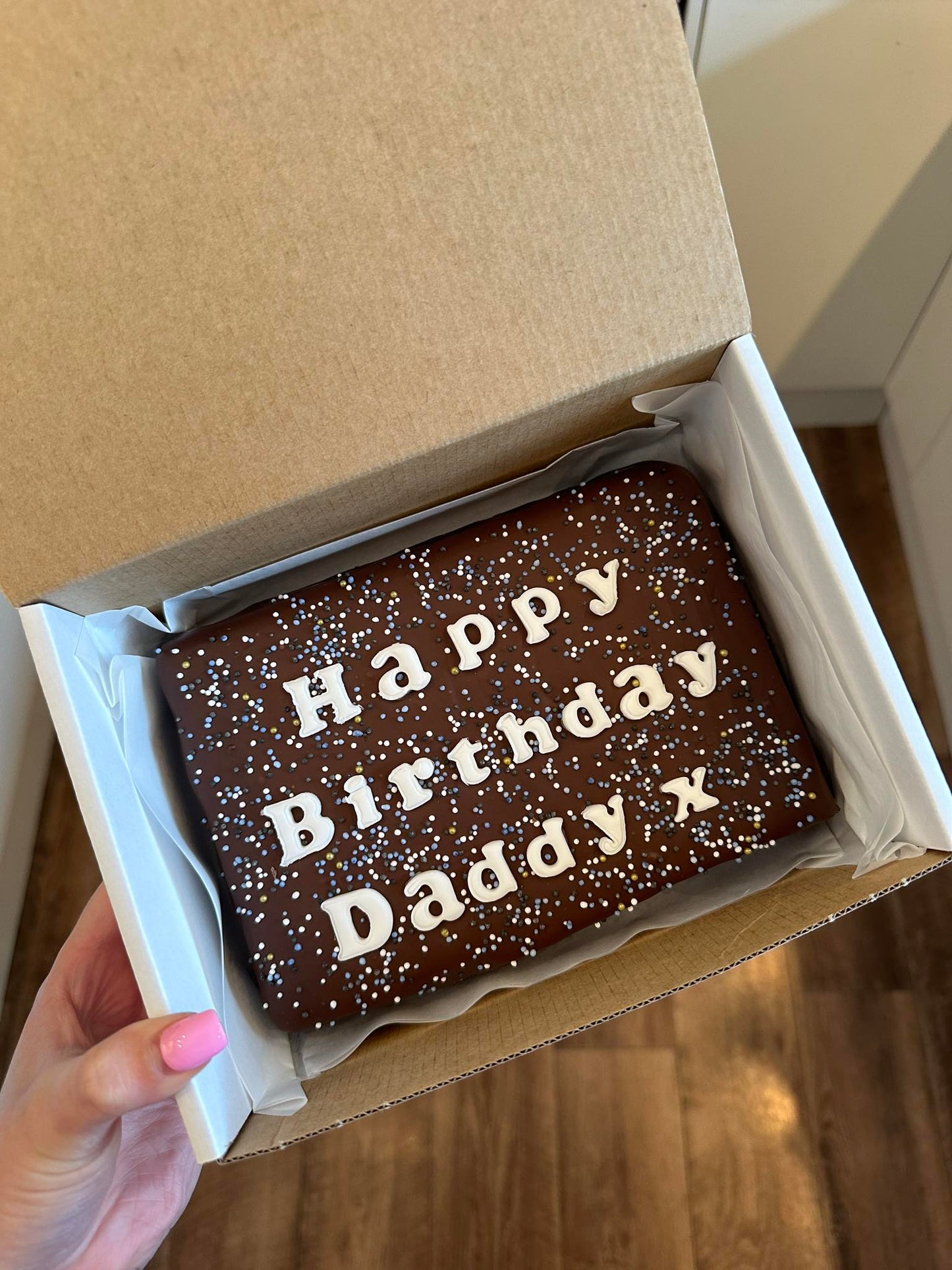 Custom Message Brownie