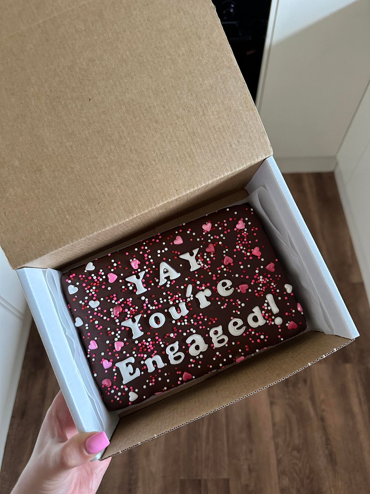 Custom Message Brownie