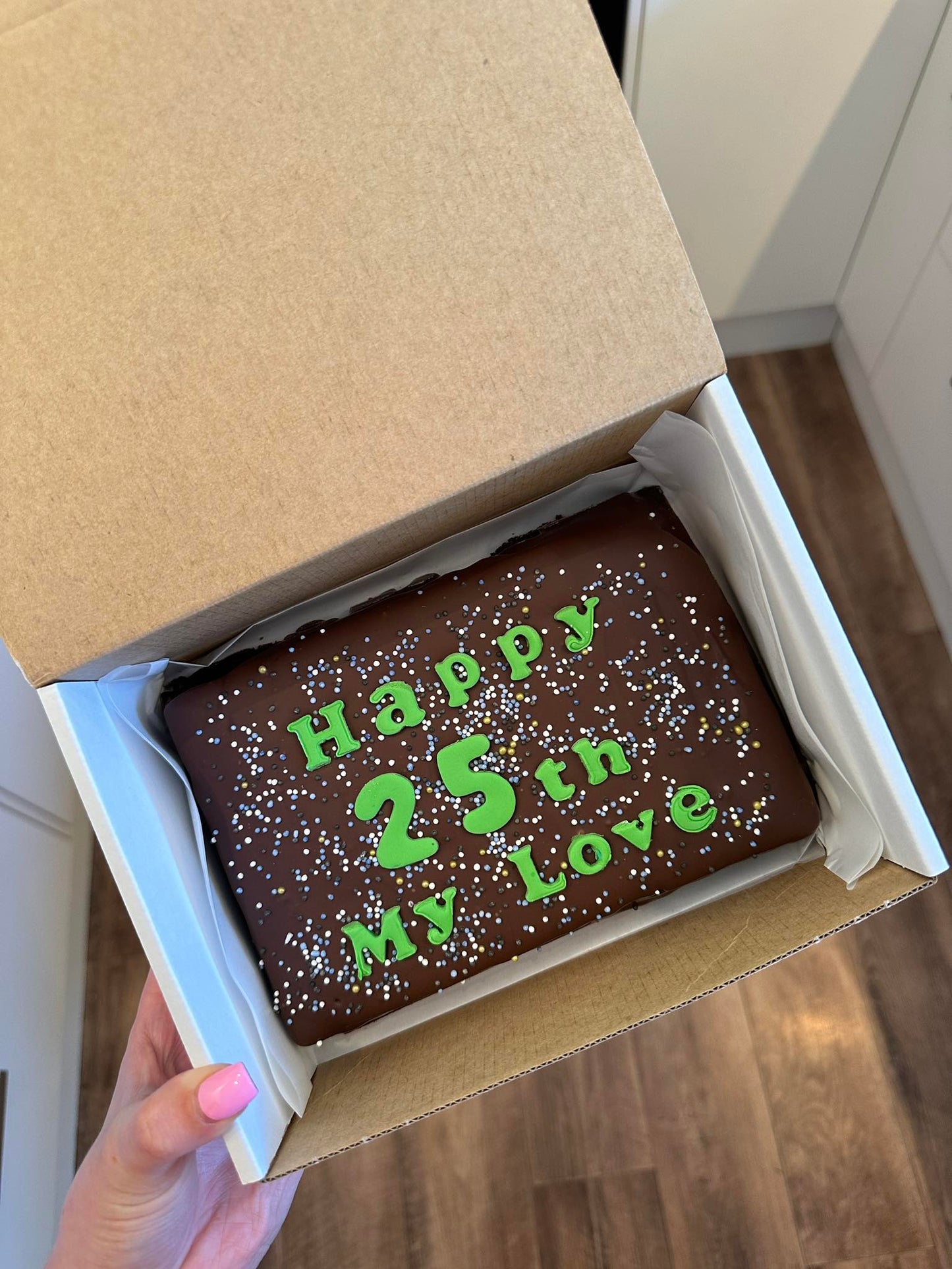 Custom Message Brownie