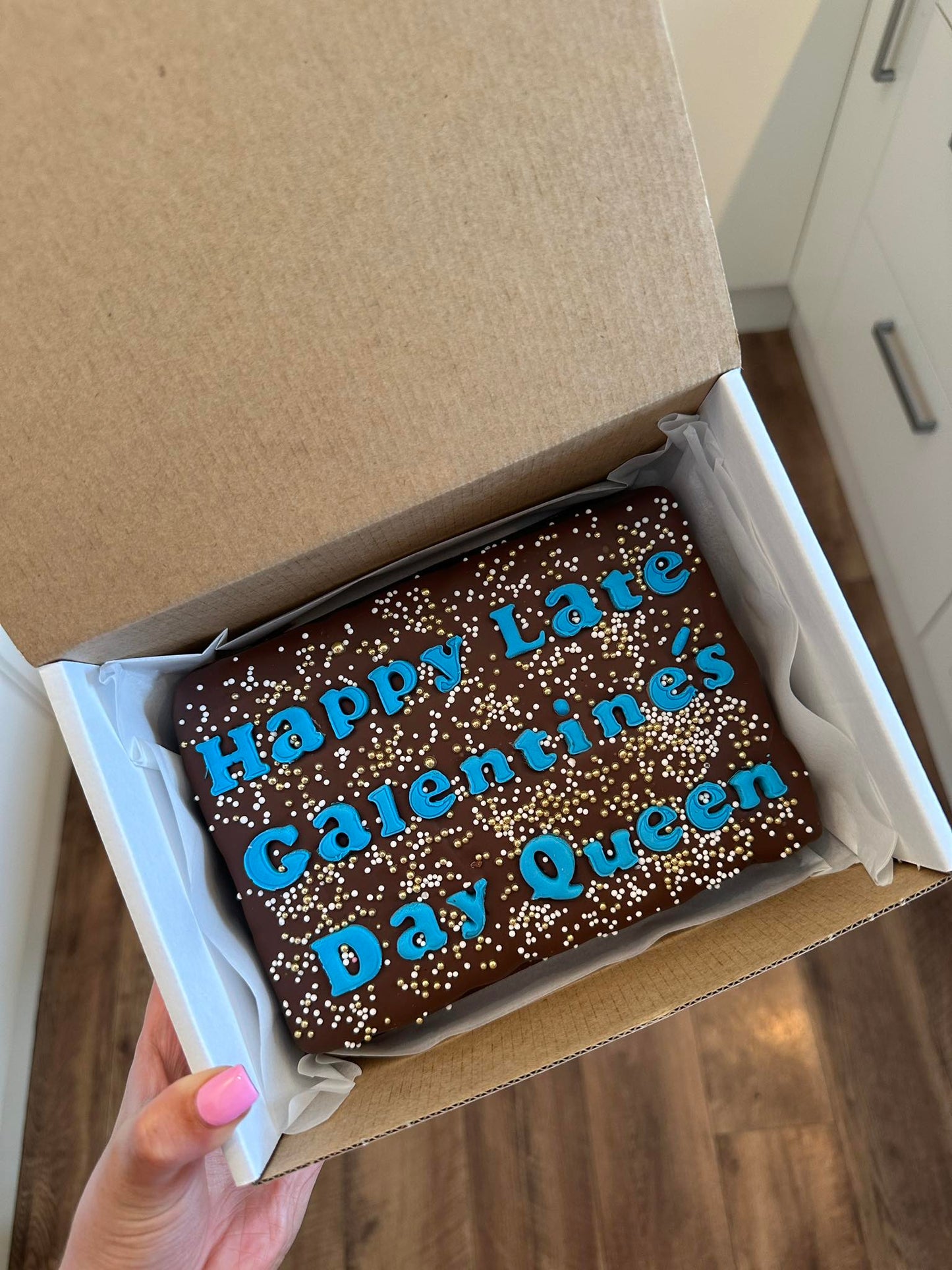 Custom Message Brownie