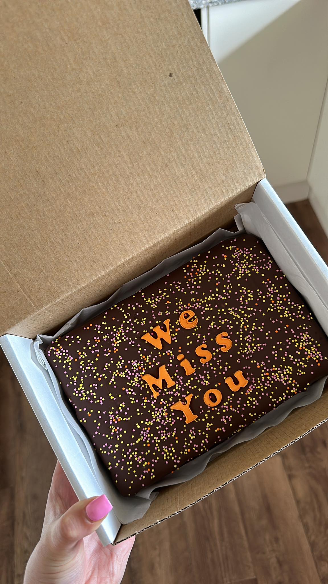 Custom Message Brownie