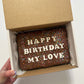 Custom Message Brownie