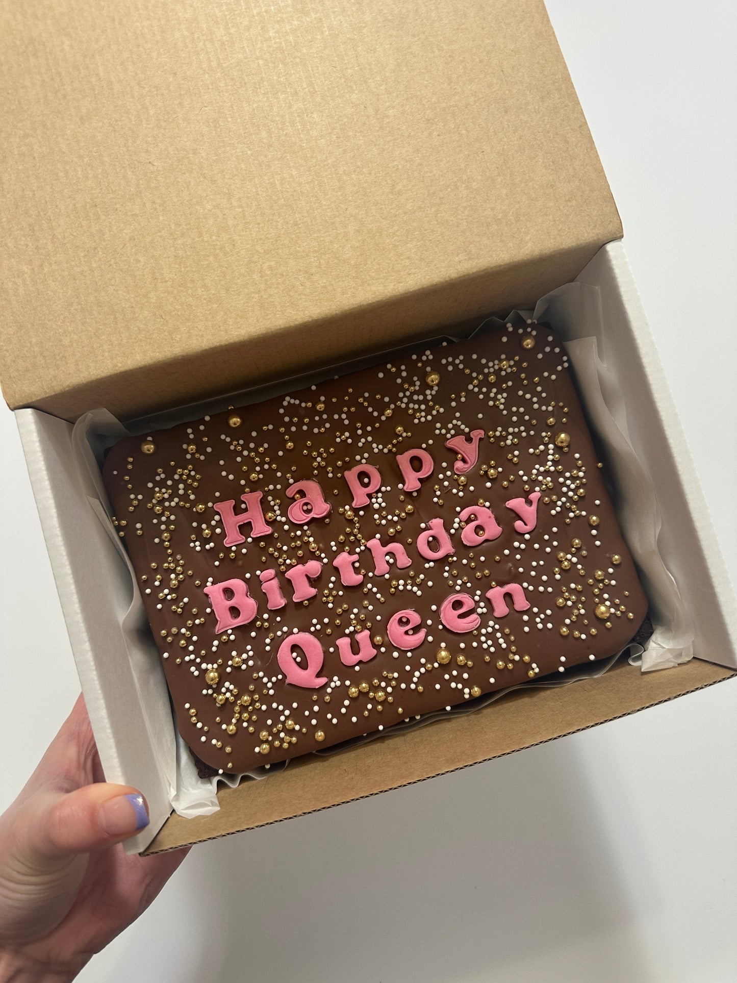 Custom Message Brownie