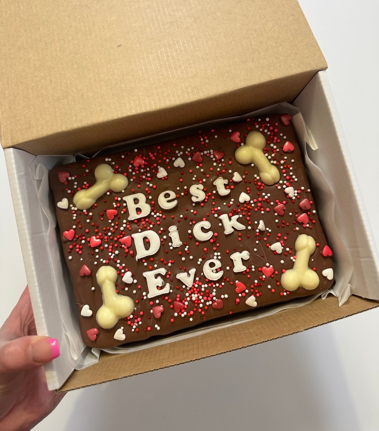 Custom Message Naughty Brownie