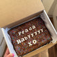 Custom Message Brownie