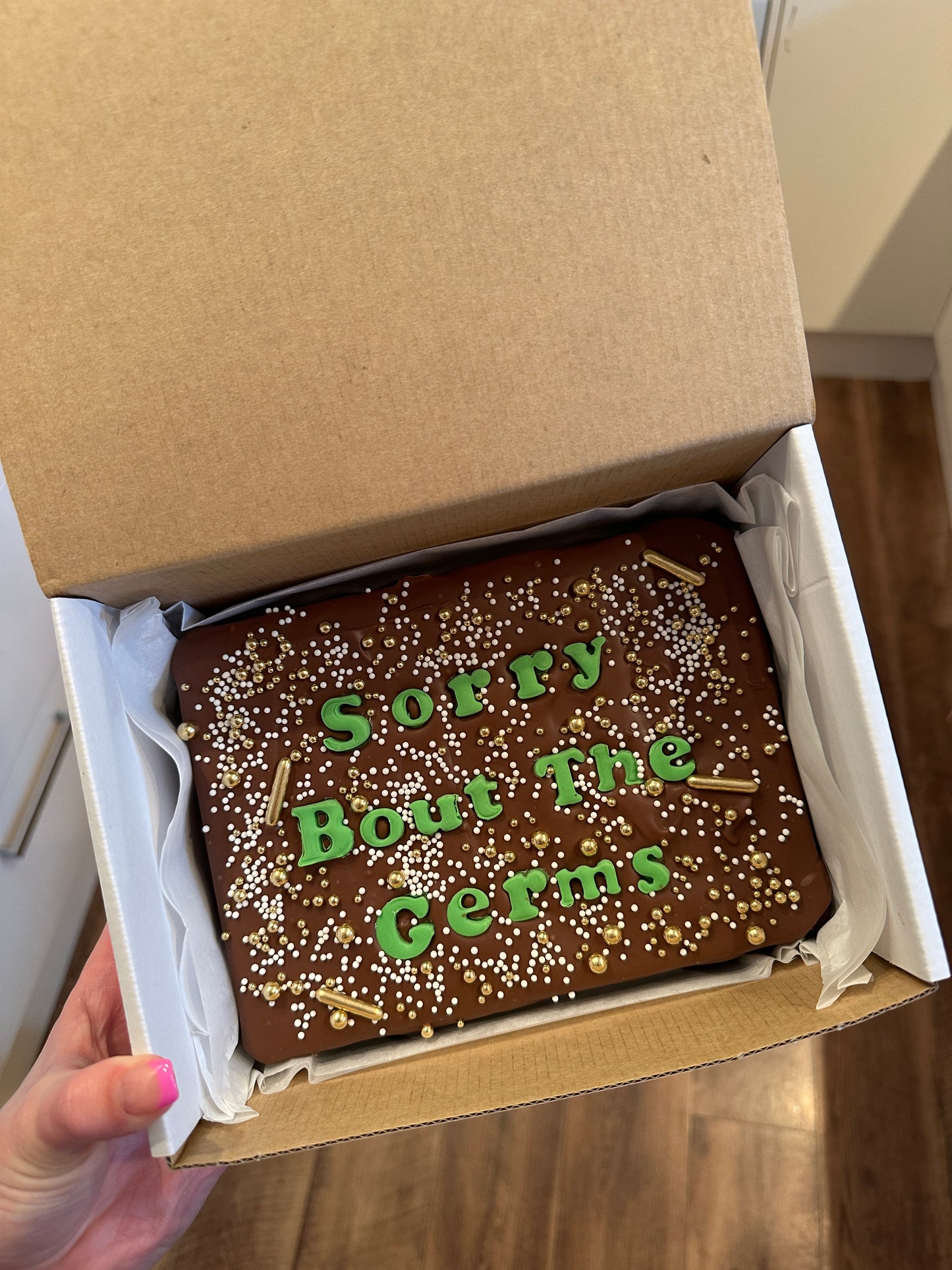 Custom Message Brownie